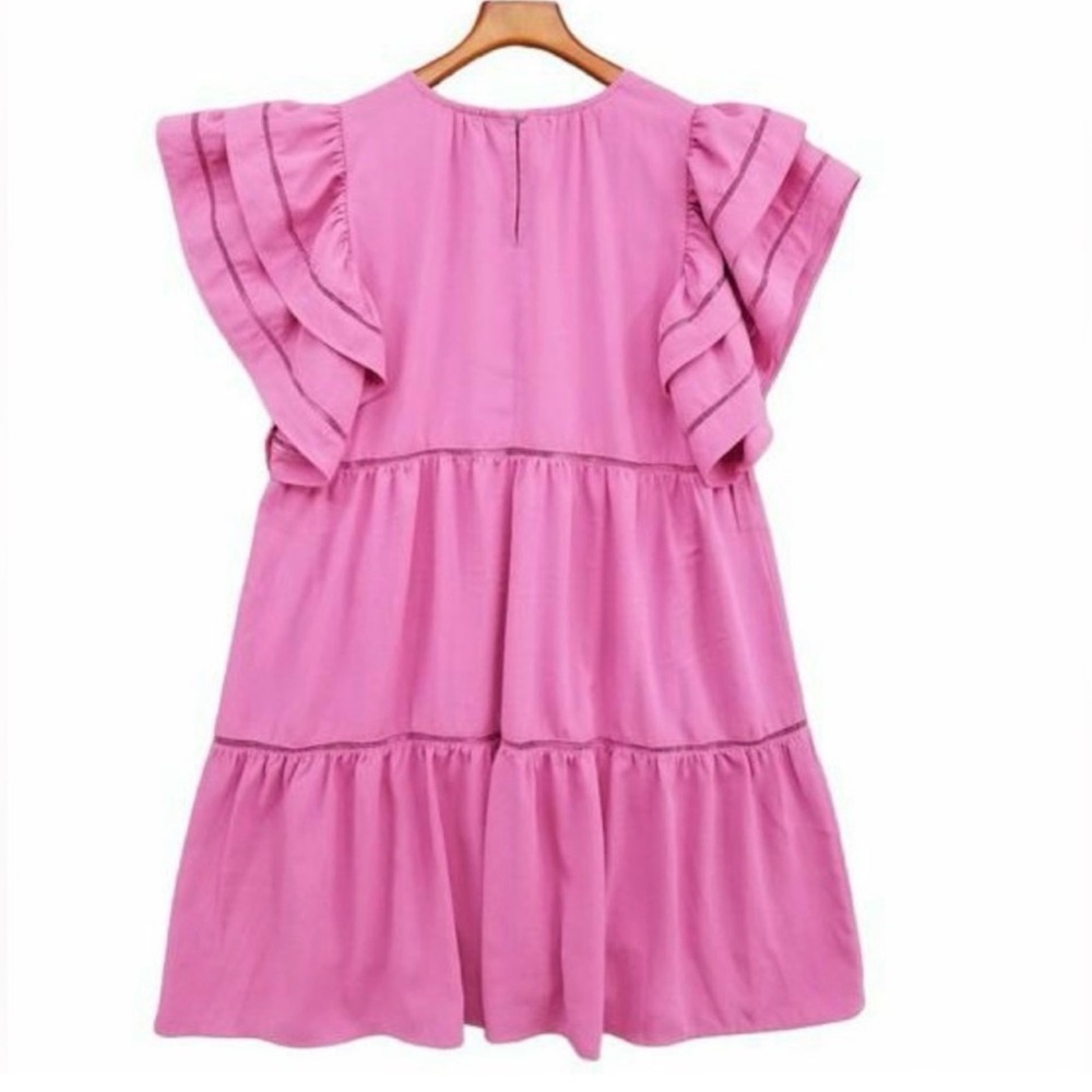 Women’s ruffle sleeve dress, new, size Large, by Strut and Bolt, gorgeous!